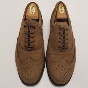 Claybrooke Montana Mens Size 9M Brown Leather Suede Oxford Derby Lace Up…